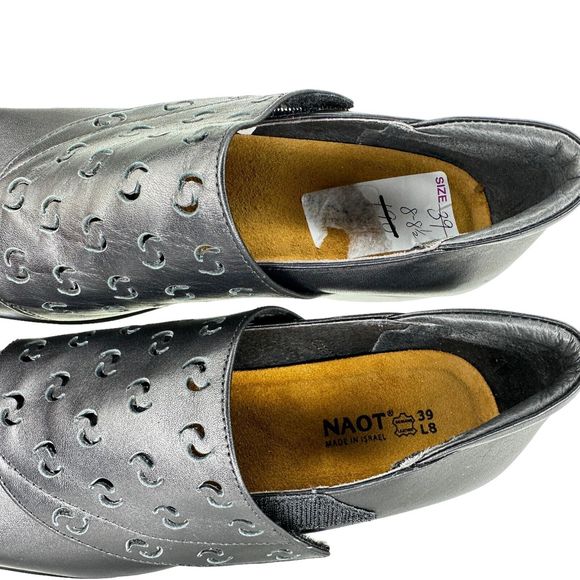 Naot Precious Black Raven size 39 Leather - Picture 9 of 10